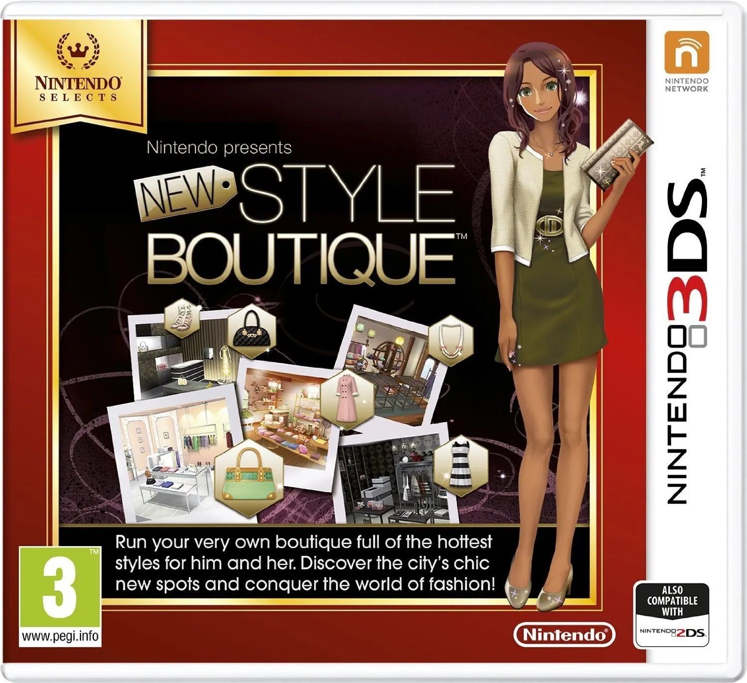 Игра New Style Boutique (Nintendo Selects) (Nintendo 3DS, Английская версия)