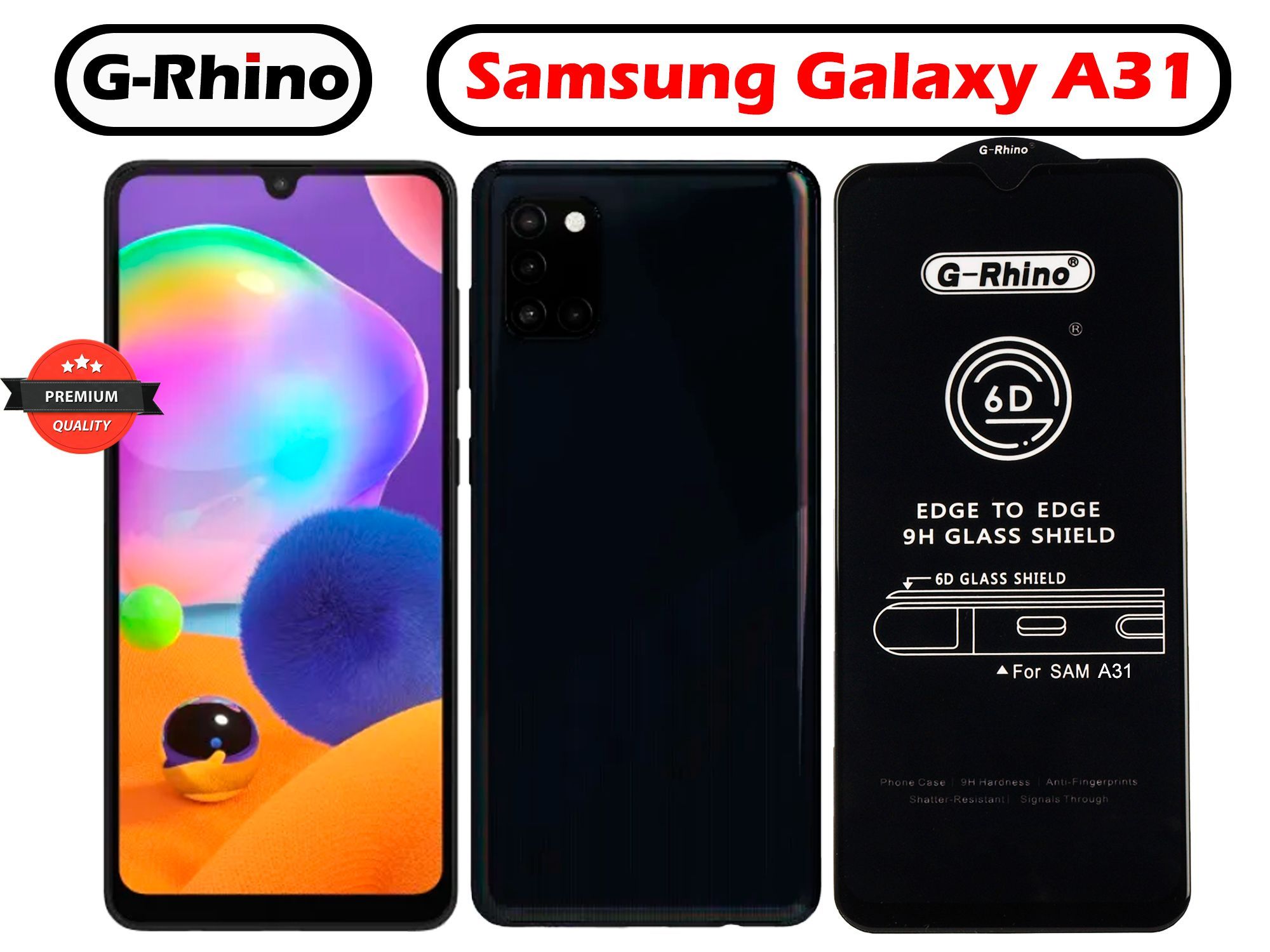 ЗащитноестеклоG-RhinoдляSamsungGalaxyA31