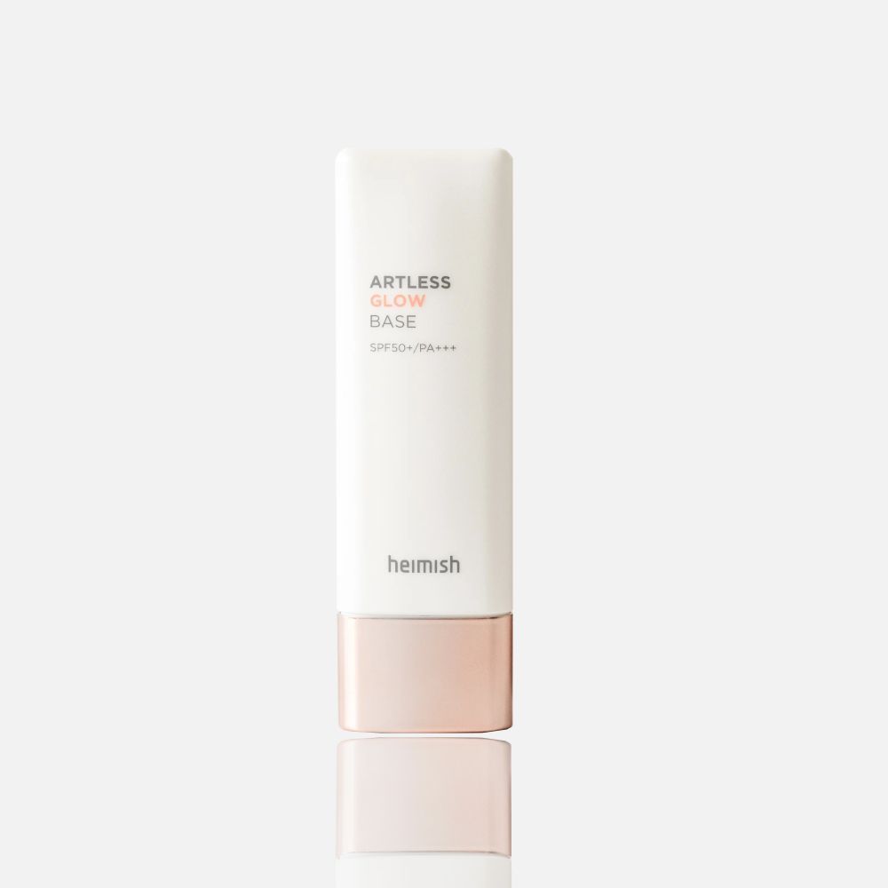 Heimish glow base. Artless glow base с spf 50 от heimish. База под макияж heimish artless glow base spf50+, 40ml. Основа под макияж с эффектом сияния. Heimish artless glow base spf50+ 40ml.