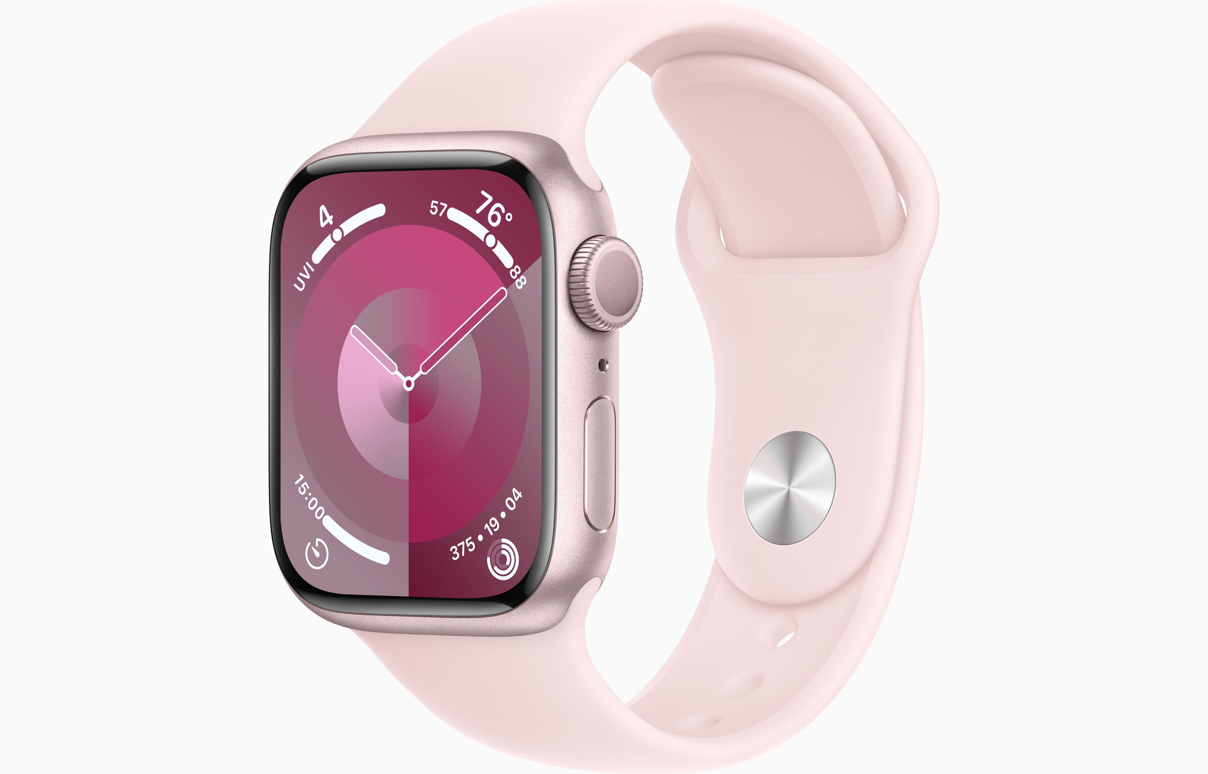 AppleУмныечасыWatchSeries9сремнемM/L,45mm,LightPink