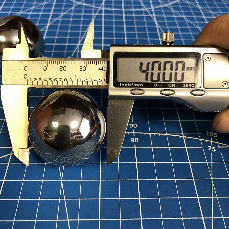 Шар стальной 40 мм подшипника - 1 штука (Шарик для рук - гантань)