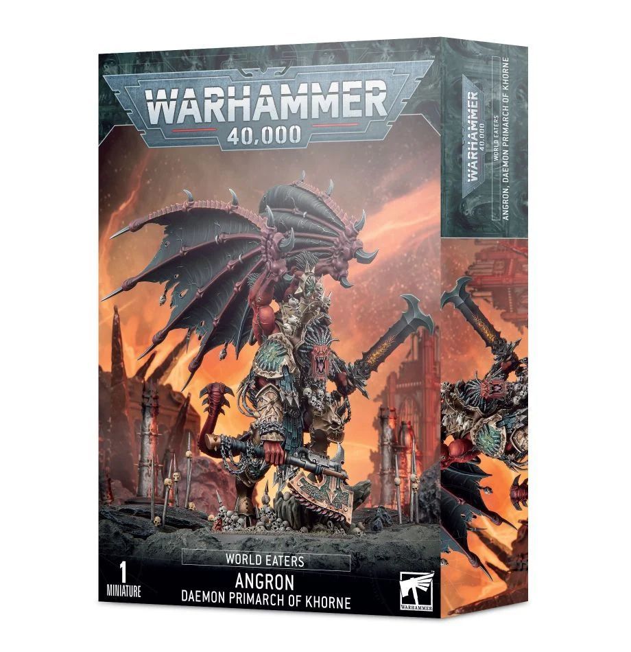 Набор фигурок для моделирования Warhammer 40000 - World Eaters - Angron,  Daemon Primarch of Khorne - купить с доставкой по выгодным ценам в  интернет-магазине OZON (1202662846)