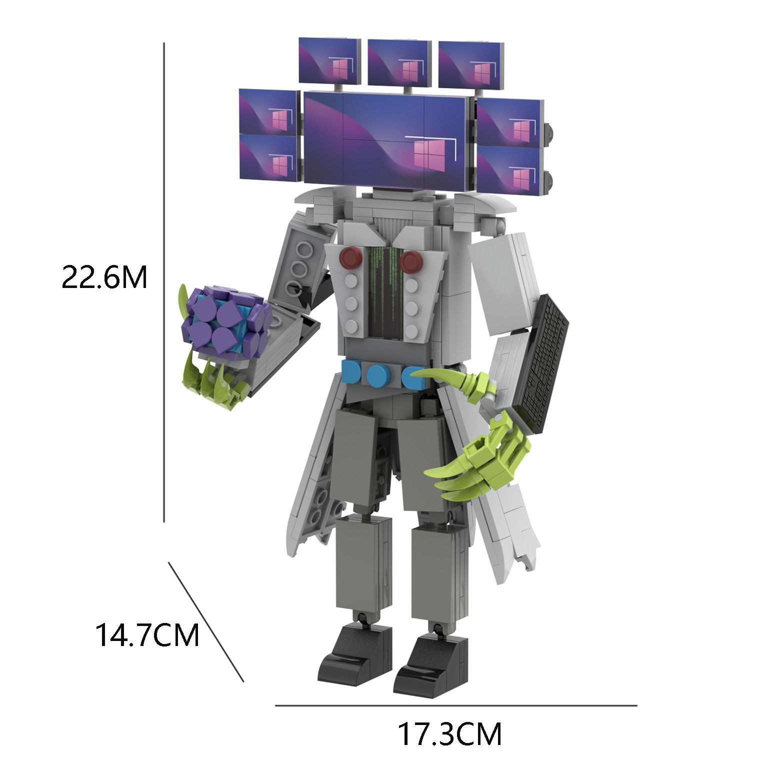 Аниме фигурок Скибиди туалет / Skibidi Toilet Titan Man совместим с  лего/265 деталей 23cm-пакет - купить с доставкой по выгодным ценам в  интернет-магазине OZON (1259445175)