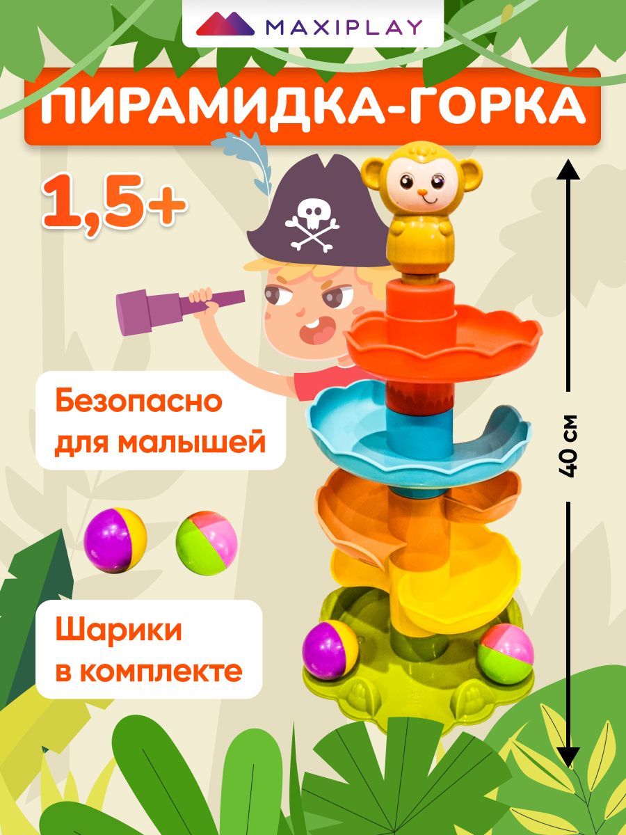 Детская пирамидка - первая развивающая игрушка