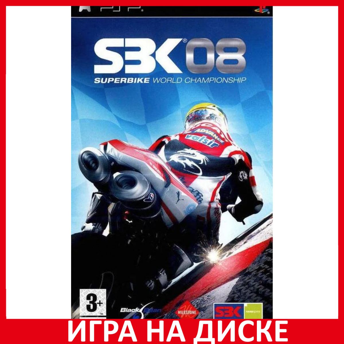 Игра SBK 08 Superbike World Champio_PlayStation Portable (PSP)_UMD-диск (PlayStation Portable (PSP), Английская версия)