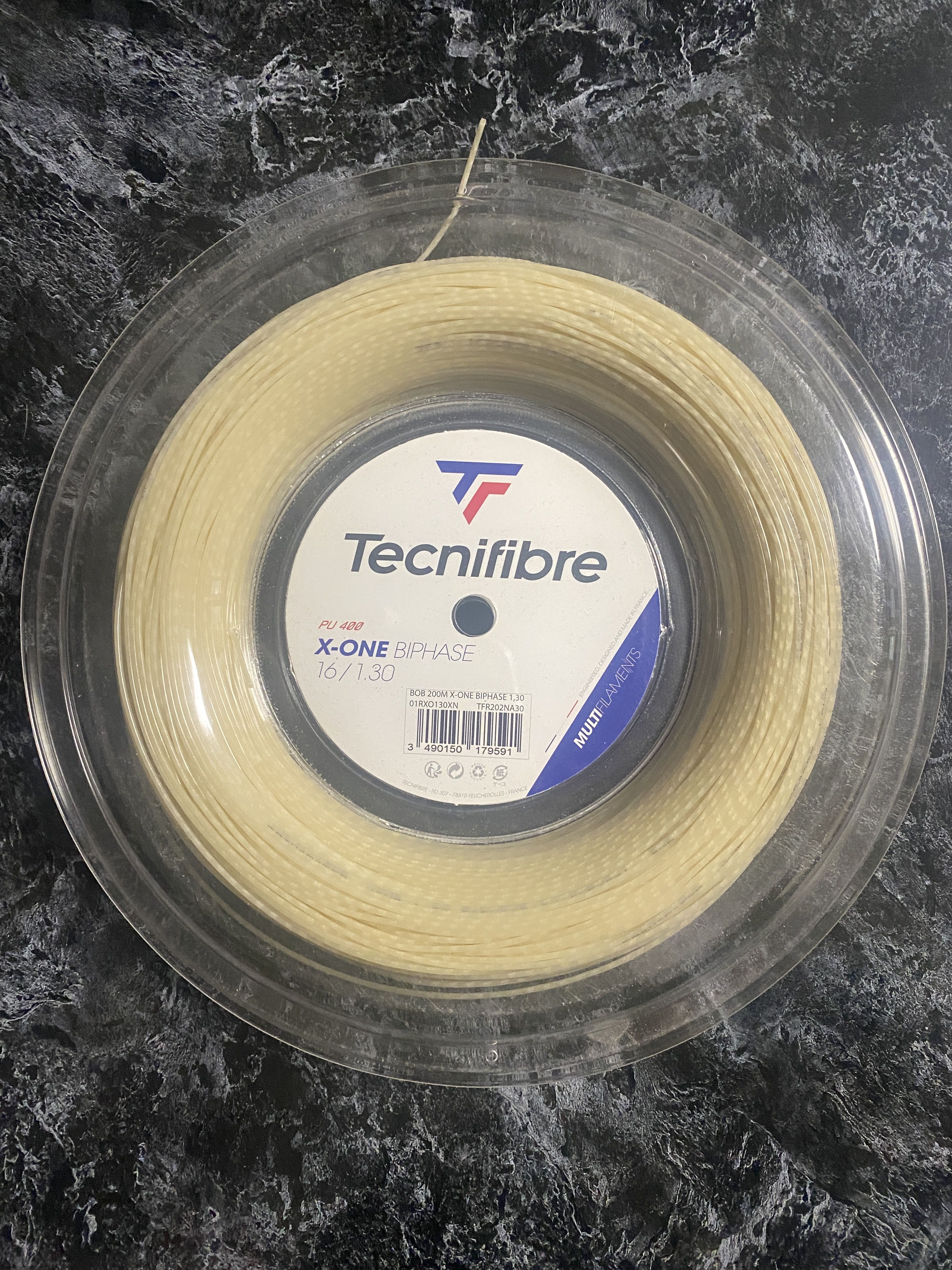 Теннисная струна Tecnifibre X-One Biphase 1.30 (нарезка 12 метров