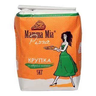 Мука Мама Мия Mama Mia // Семолина из твердой пшеницы высшего сорта // 5кг