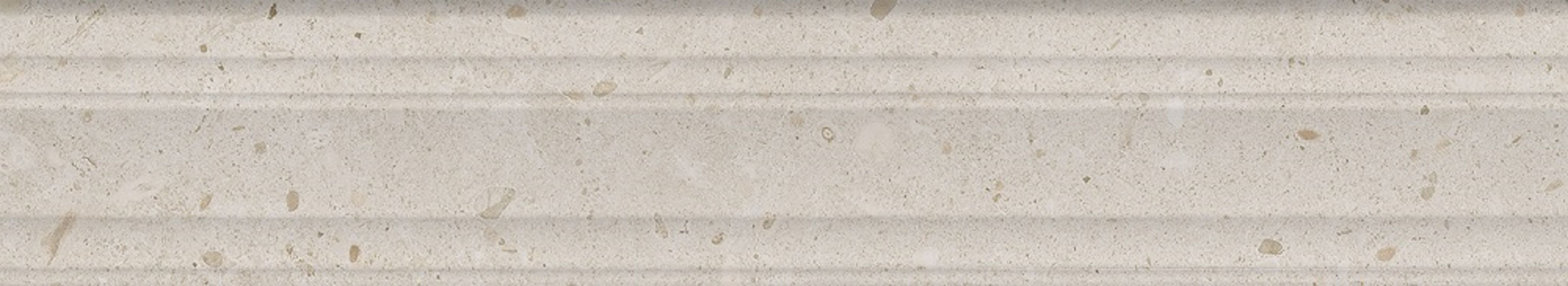 Бордюр KERAMA MARAZZI Риккарди бежевый матовый структура обрезной 40x7,3 см. 12 штук в упаковке
