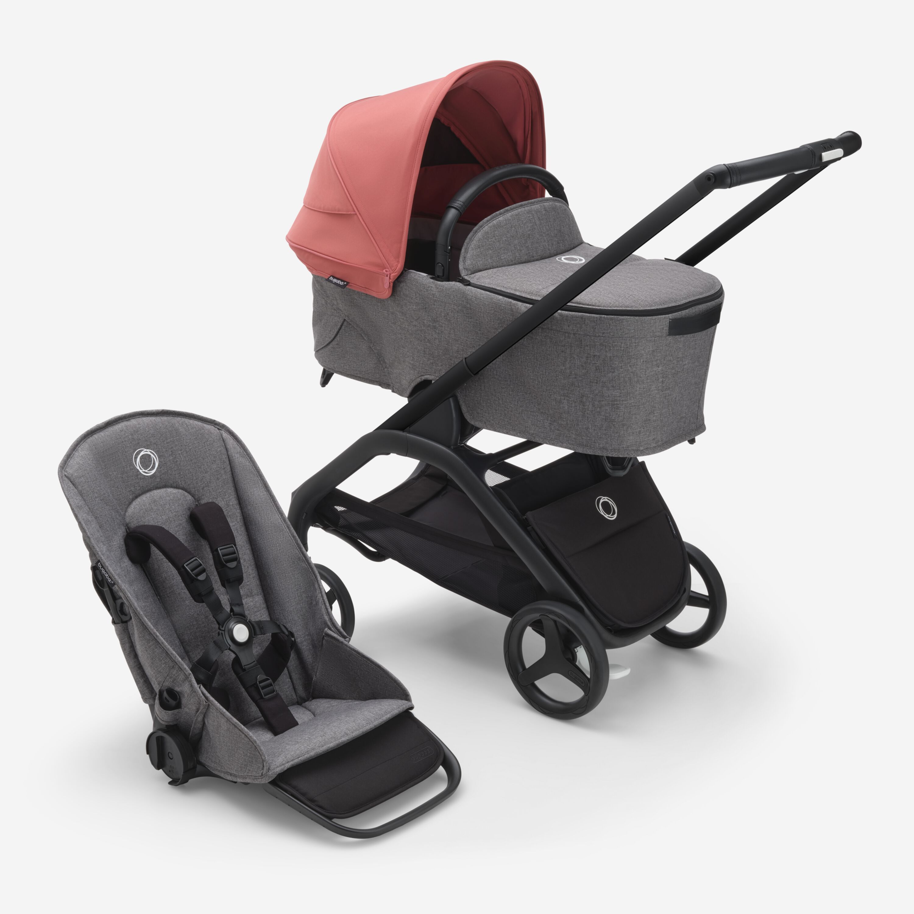 Bugaboo bee 5 red melange best sale