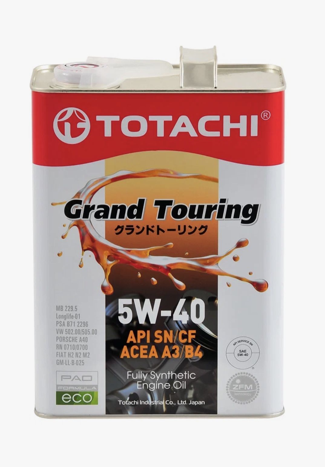 TOTACHI5W-40Масломоторное,Синтетическое,4л