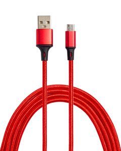 EMYXКабельдлямобильныхустройствmicro-USB2.0Type-A/USB2.0Type-A,1м,красный