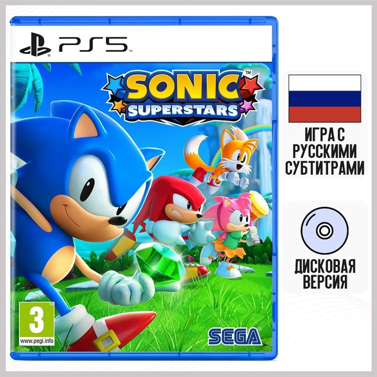 Игра Sonic Superstars (PlayStation 5, Русские субтитры) купить по низкой  цене с доставкой в интернет-магазине OZON (1255660204)