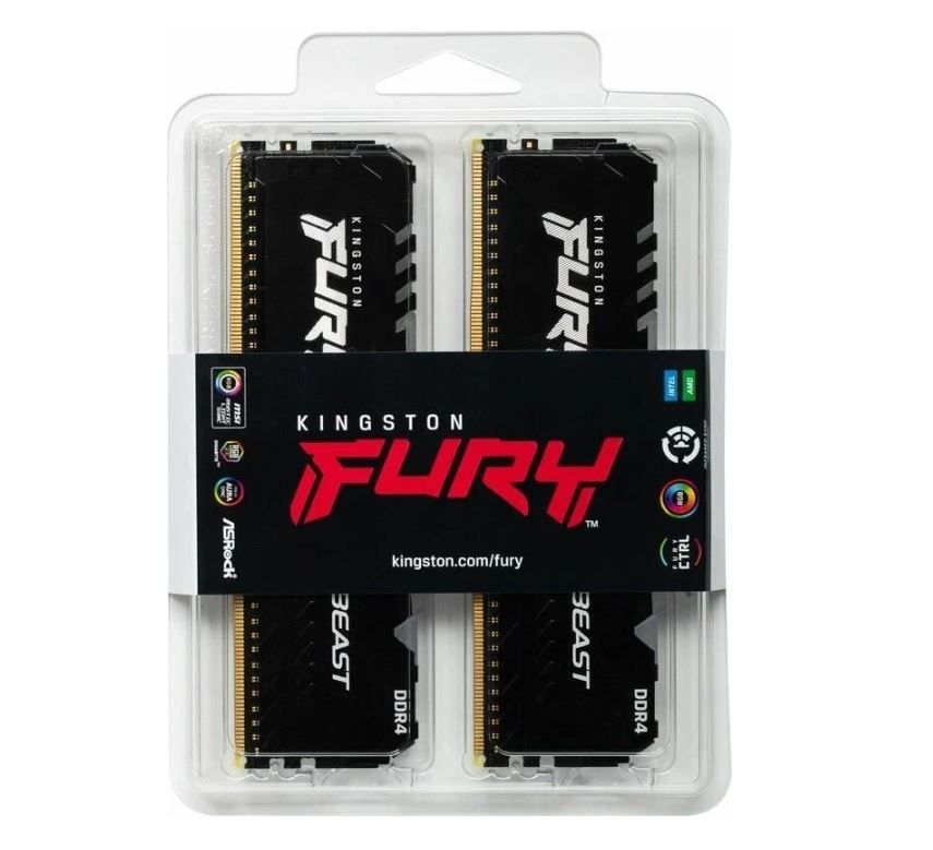 Память kingston fury beast black