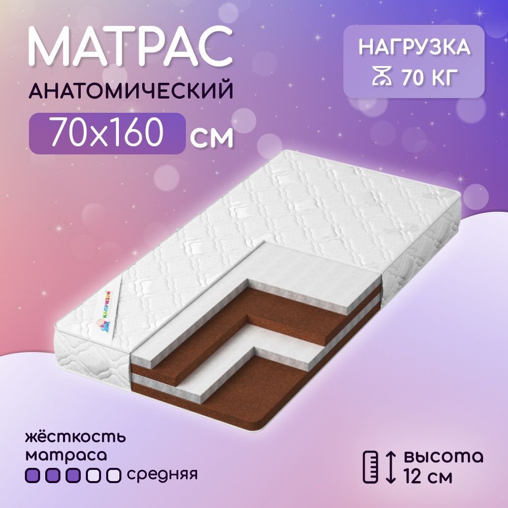 Матрас капризун дрим хард 80х180х12