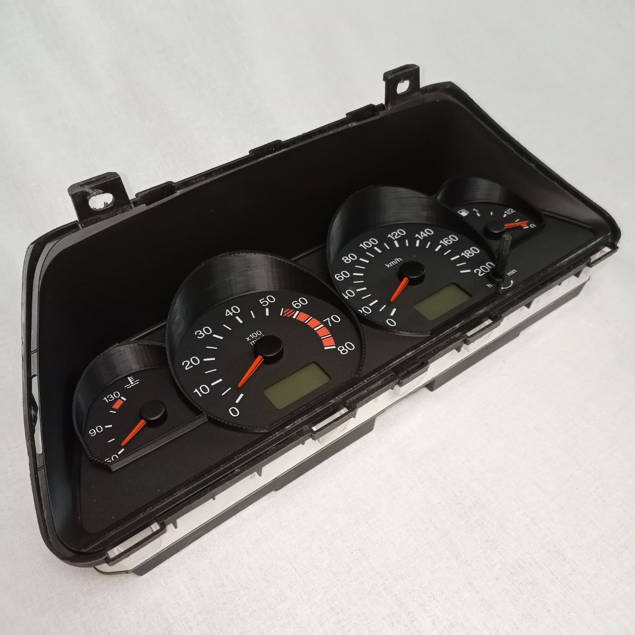 3D кольца колодцы для приборной панели VDO тюнинг ваз 2110, 2111, 2112 ...