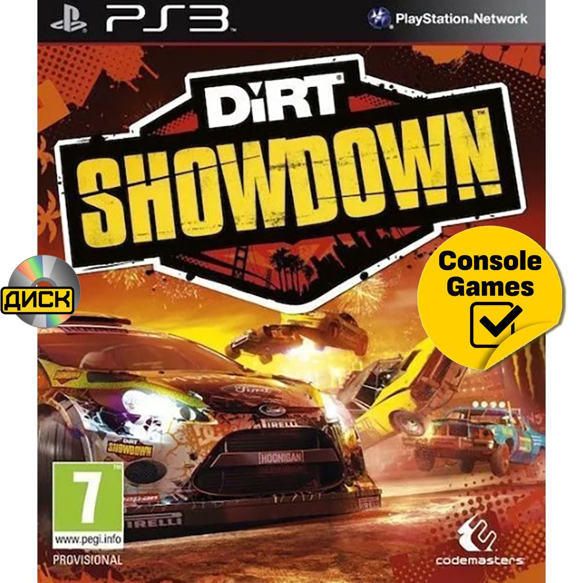 PS3 Dirt Showdown (английская версия). Товар уцененный