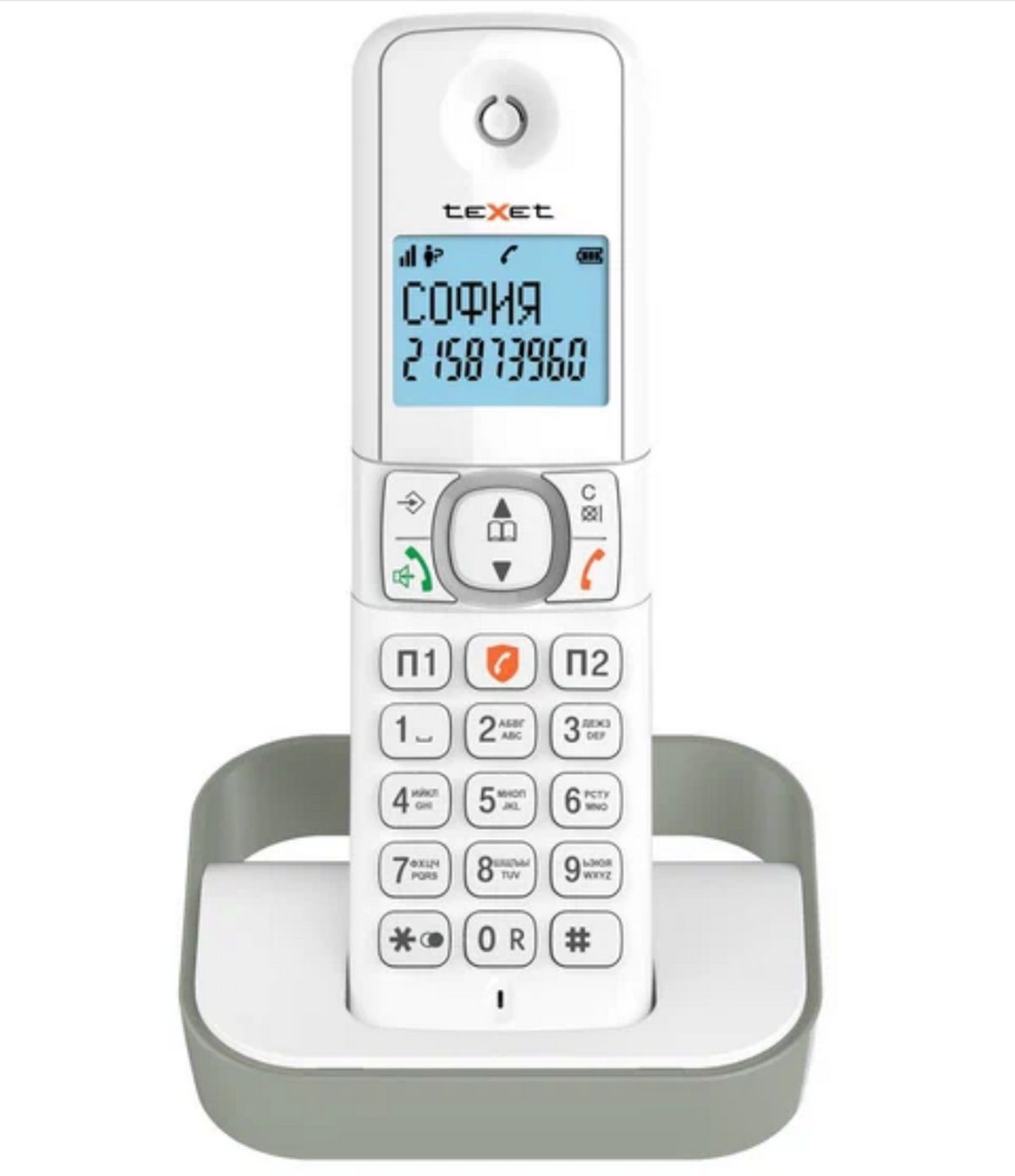 Радио Телефон Texet TX-D5605A Dect (белый) - купить с доставкой по выгодным  ценам в интернет-магазине OZON (1304240052)