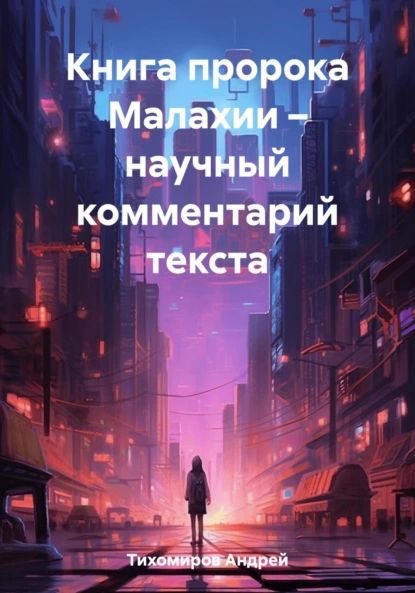 Книга пророка Малахии научный комментарий текста | Тихомиров Андрей | Электронная книга