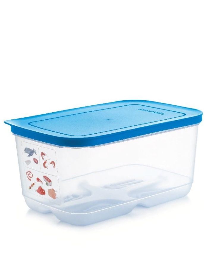 Контейнер для рыбы. Умный холодильник Tupperware 4.4. Умный холодильник Tupperware 4.4 для мяса и рыбы. Контейнер «умный холодильник» (4,4 л). Контейнер "умный холодильник" (4,4 л) для мяса и рыбы