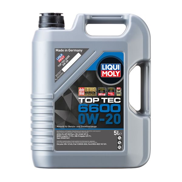 LiquiMoly0W-20Масломоторное,НС-синтетическое,5л