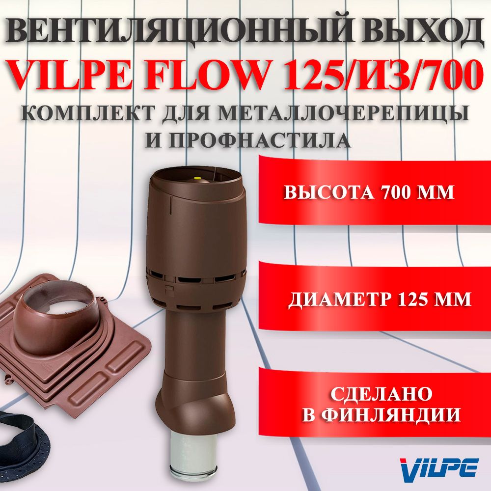Вентиляционный выход vilpe flow. Vilpe 200pis700 flow. 250pis700 flow xl.
