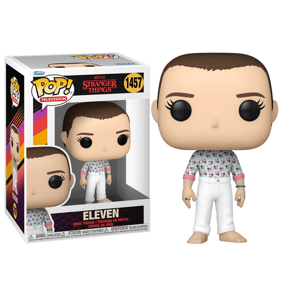 Фигурка Funko Pop! Stranger Things: Eleven Finale Season 4 (Фанко Поп  Одиннадцать из сериала Очень странные дела) - купить с доставкой по  выгодным ценам в интернет-магазине OZON (1400471531)