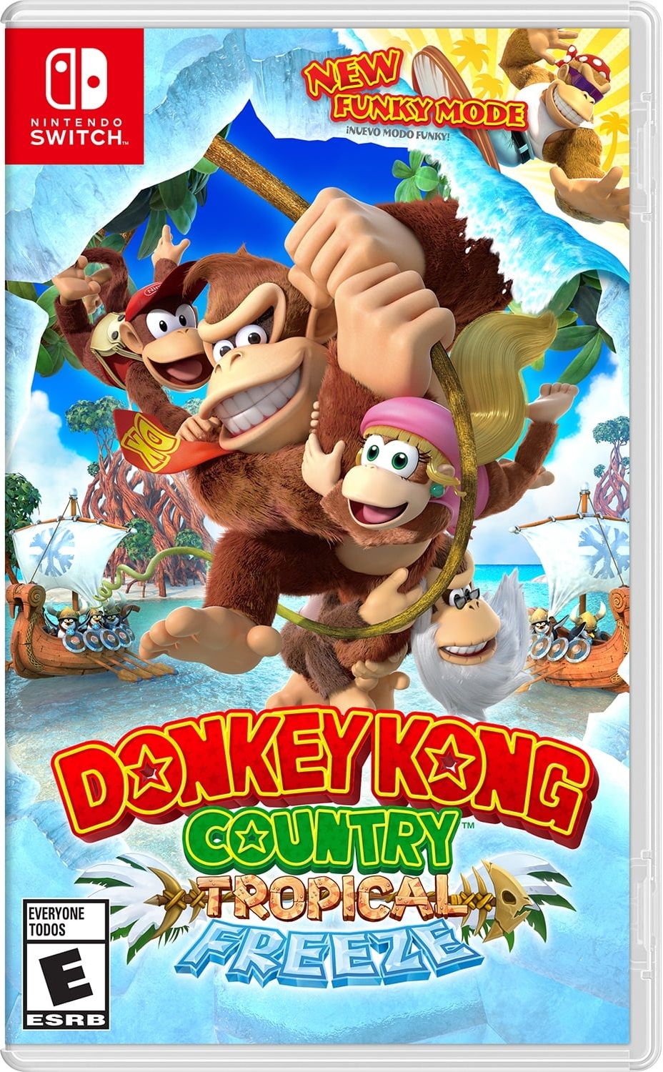 Игра Donkey Kong Country: Tropical Freeze (Nintendo Switch, Английская  версия)