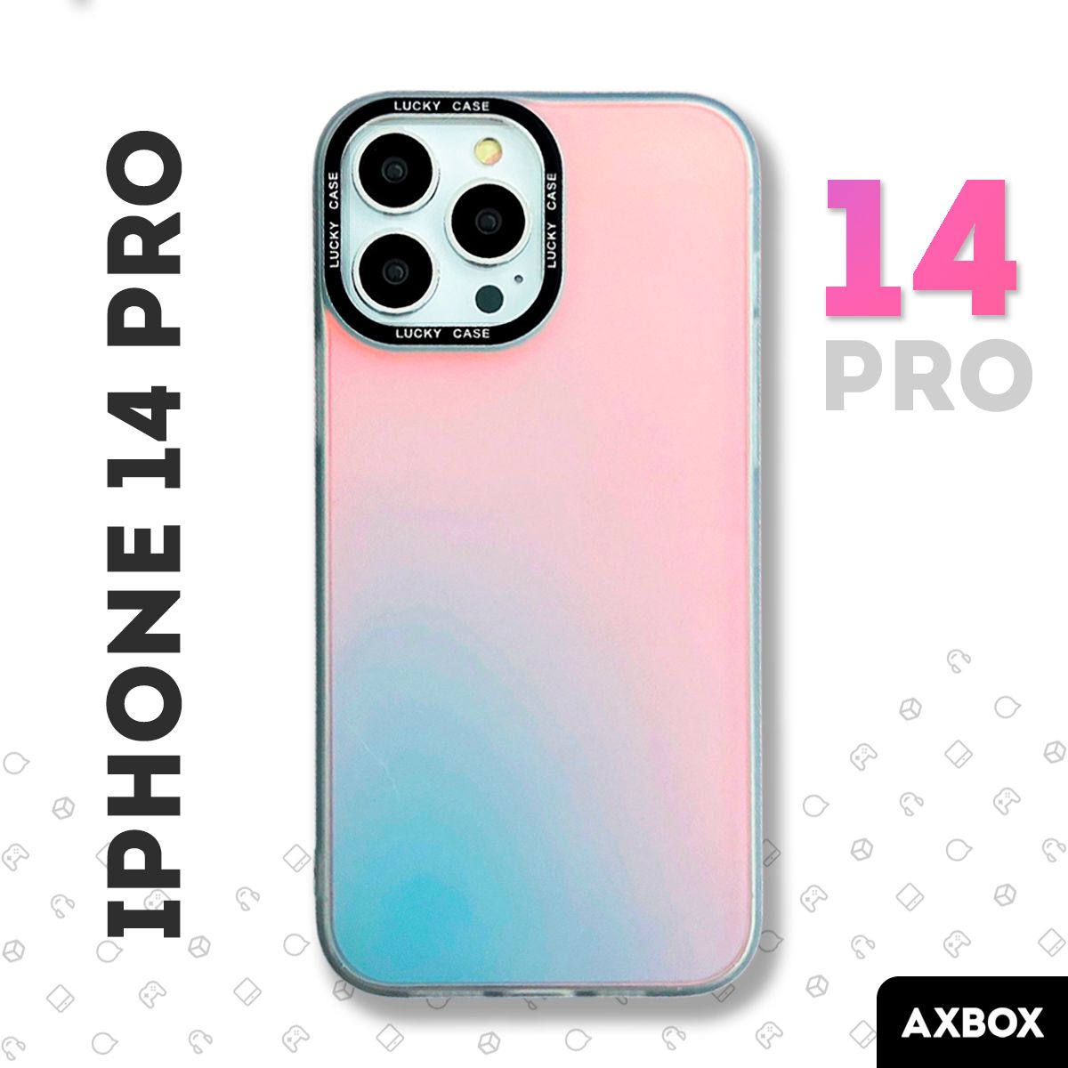 Перламутровый чехол на Айфон 14 Pro с защитой камеры, для iPhone 14 Pro  жемчужный - купить с доставкой по выгодным ценам в интернет-магазине OZON  (1356867981)