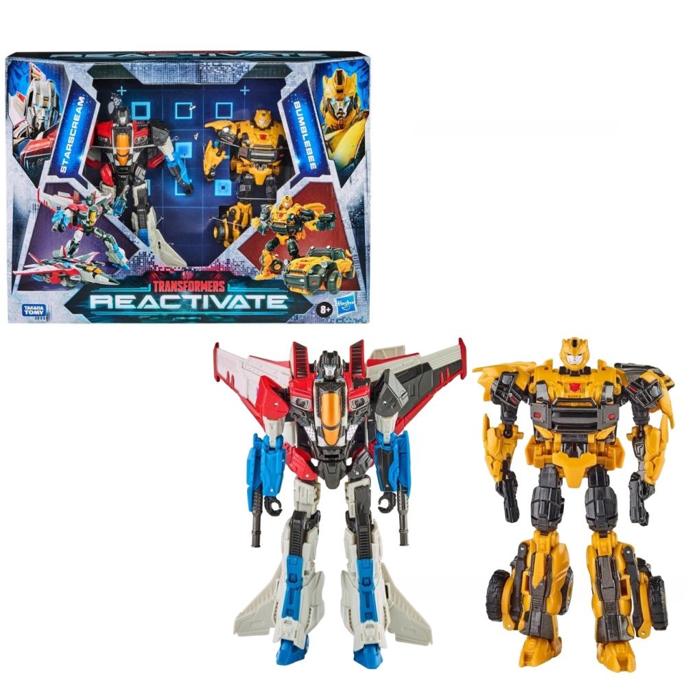 Фигурка Трансформеры Hasbro Transformers: Reactivate Bumblebee and  Starscream 6,5 дюйма (16,5 см) F0383 - купить с доставкой по выгодным ценам  в интернет-магазине OZON (1359825695)