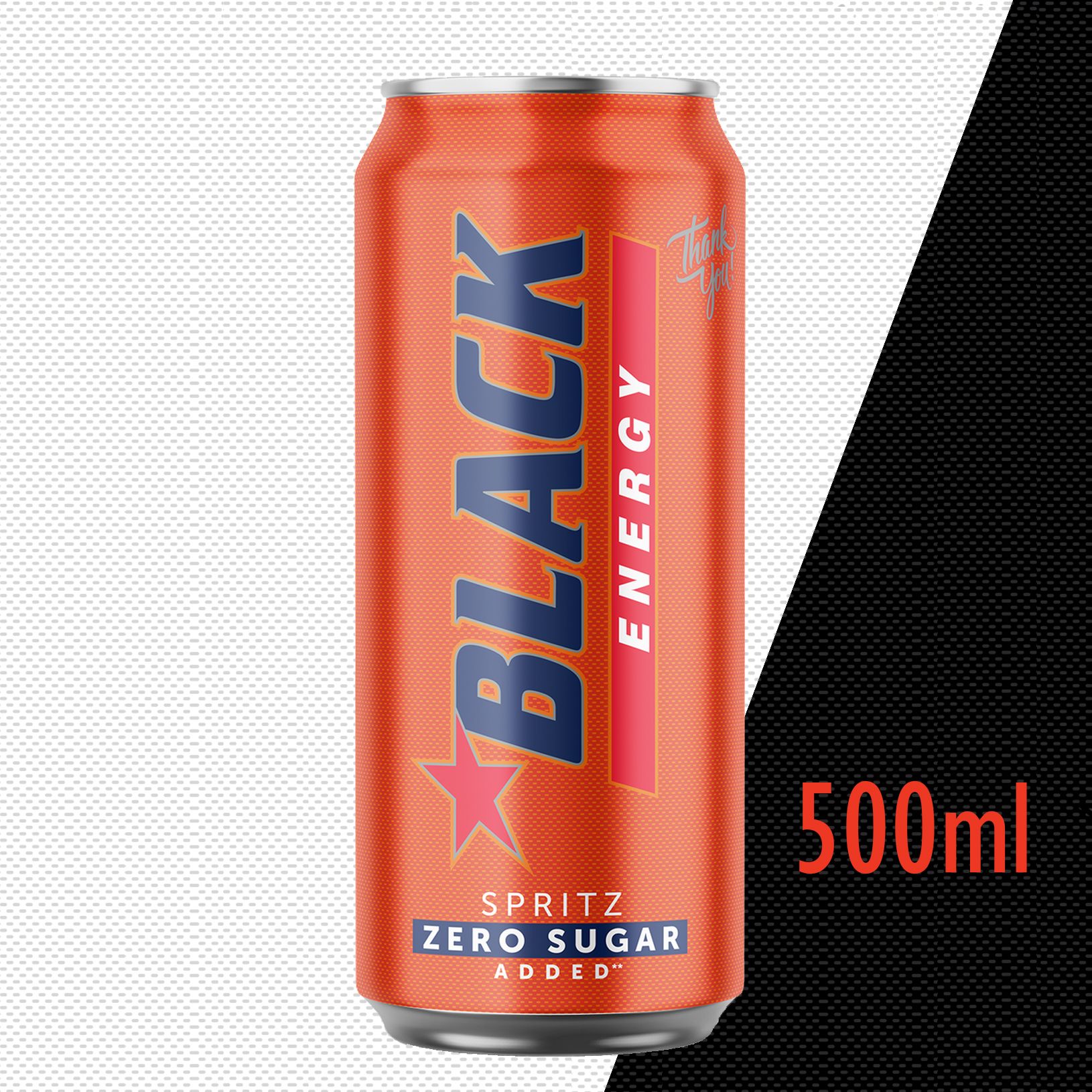 Энергетический напиток BLACK ENERGY SPRITZ ZERO, 500 мл, шпритц , без  сахара 1шт