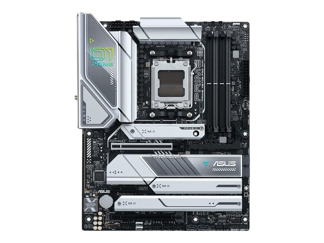 Techno x90 prime характеристики. ASUS Prime x670-p. White motherboard.