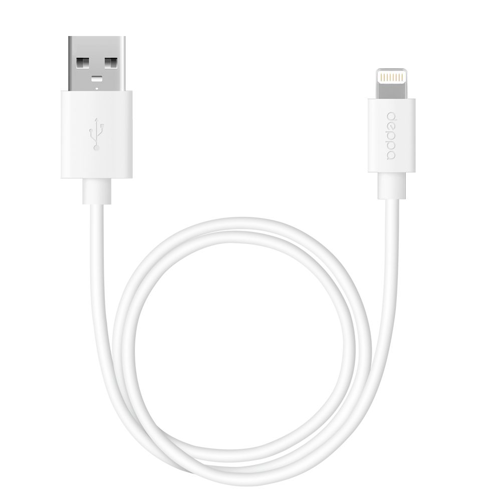 Кабель USB 2.0 - Lightning 8-pin, для телефона планшета, длина 2м, белый