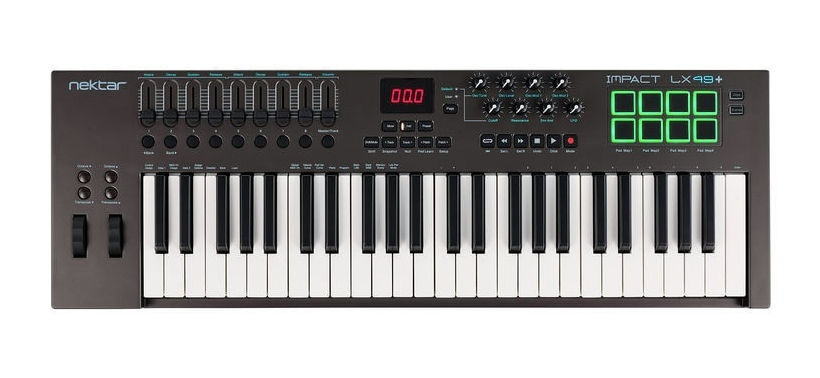 nektar impact lx 49 midi keyboard