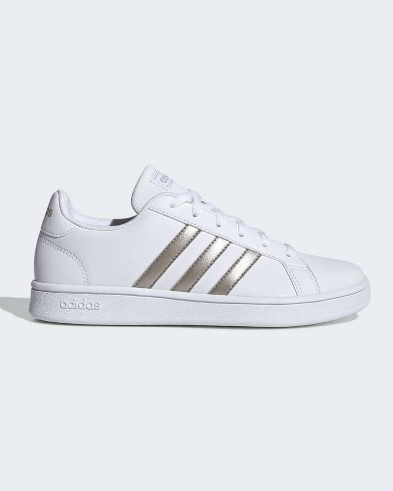 adidas advantage silver metallic