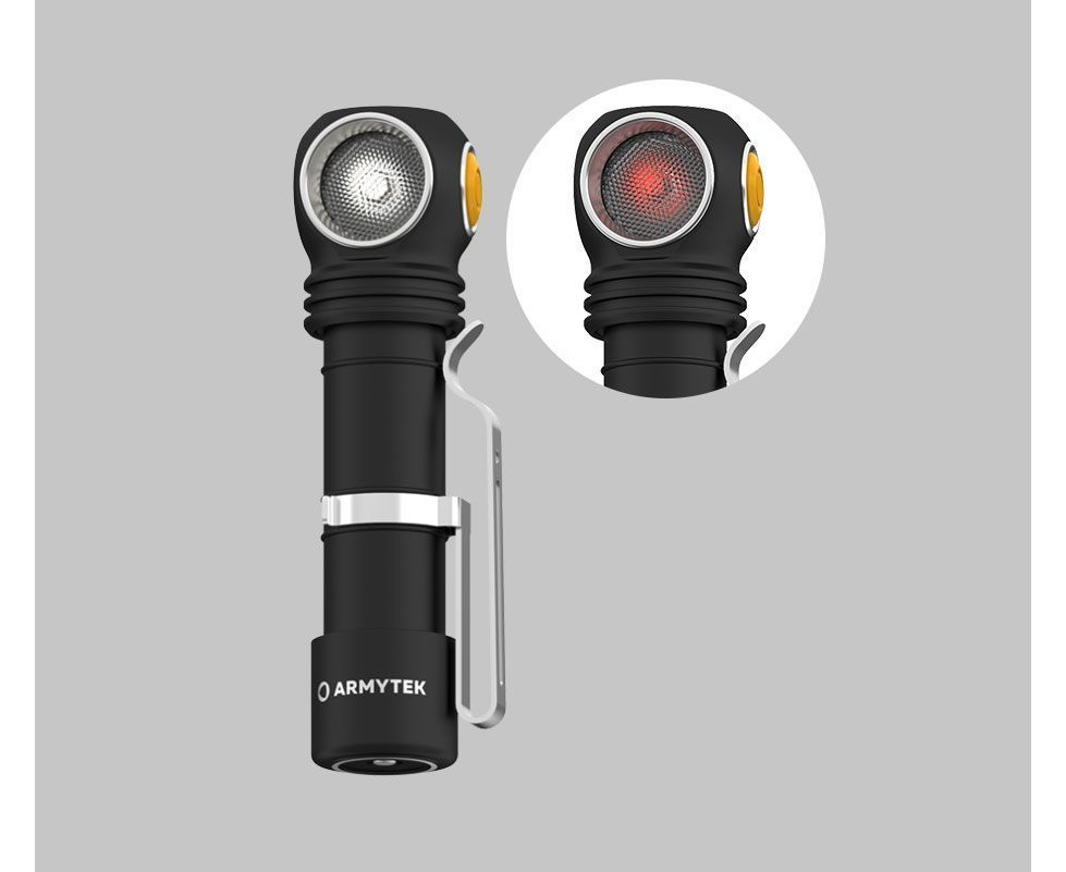 Фонарь 3 в 1 Armytek Wizard C2 WR Magnet USB красный и тёплый свет #1