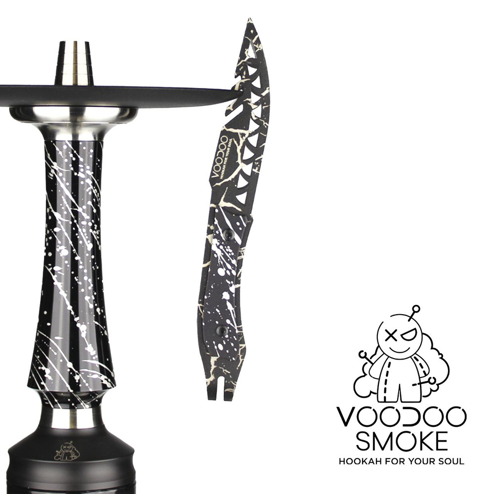 Щипцы для углей кальяна VooDoo Smoke Pinch Black Gray #1