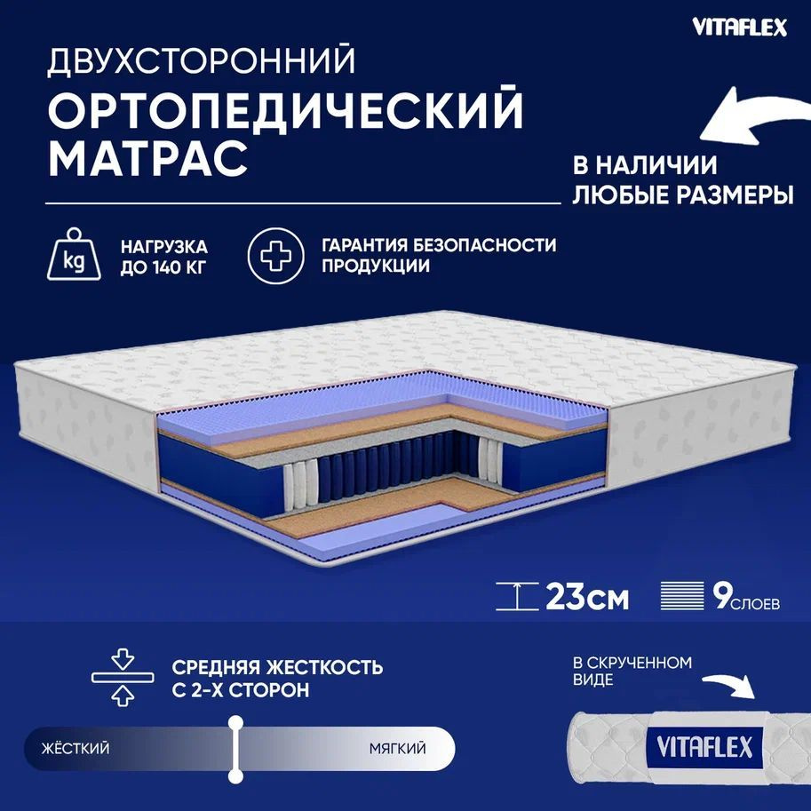 VITAFLEX Матрас Ортопедический матрас VITAFLEX Medicine GSk 115x180, независимые пружины, с кокосом, #1