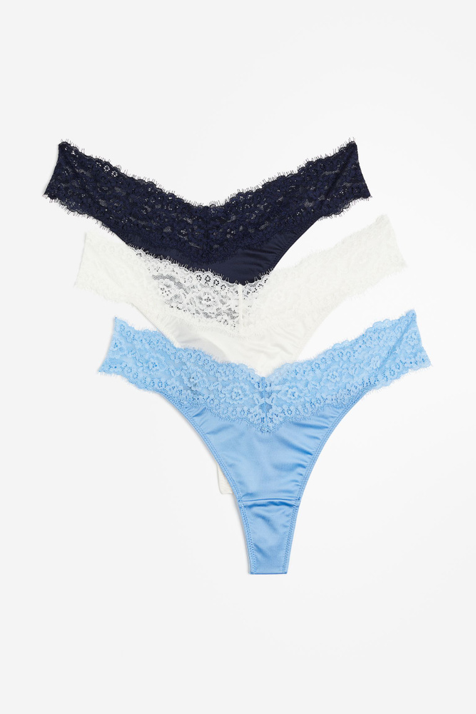 Комплект трусов стринги H&M Ladies Briefs, 3 шт #1