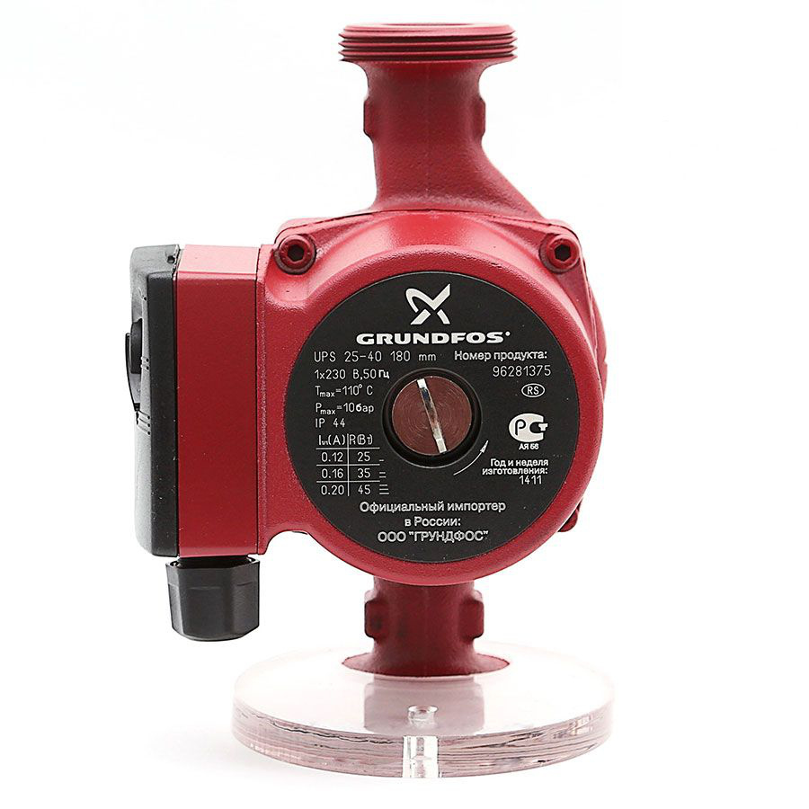 Циркуляционный насос Grundfos (Грундфос) UPS 25-40 180 1х230V с гайками ...