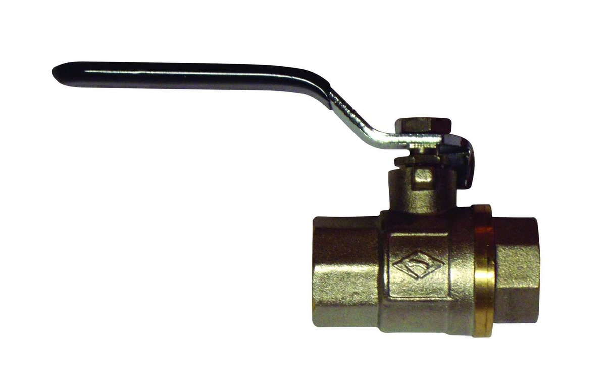 Шаровый вентиль HANSBERG HB-231L 1/2 гайка-гайка, ручка - купить по ...