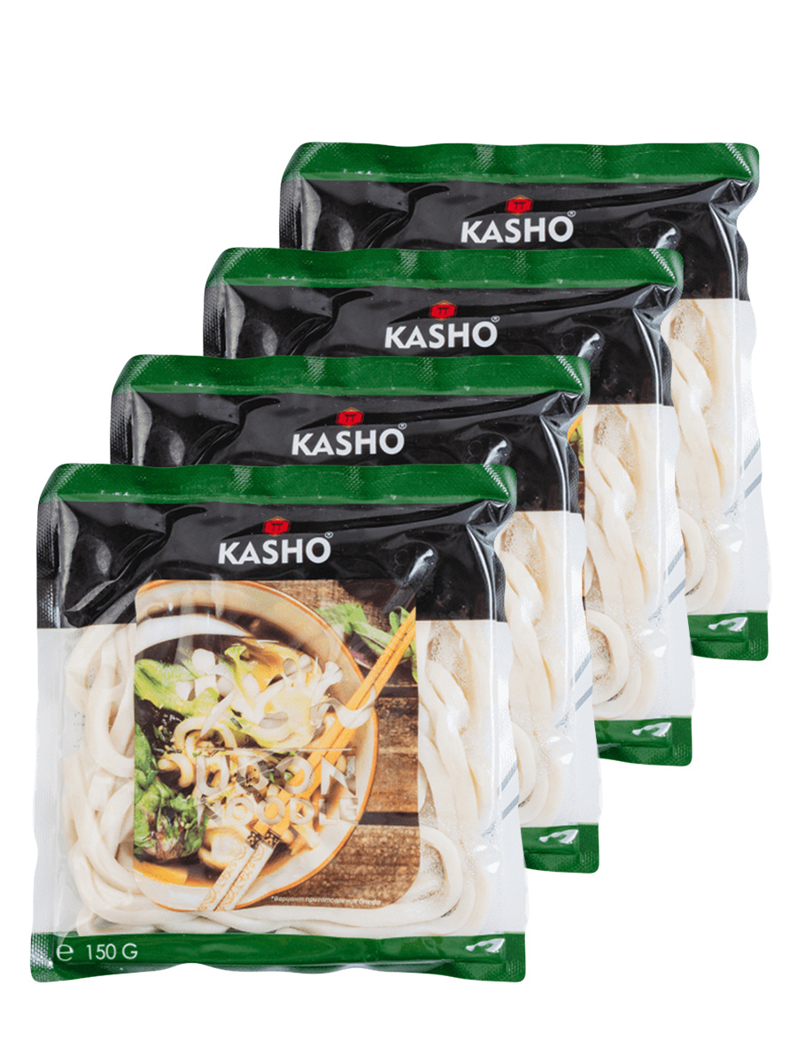 ЛАПША УДОН (стерилизованная) Kasho 4 упк по 150г / вареная готовая к ...