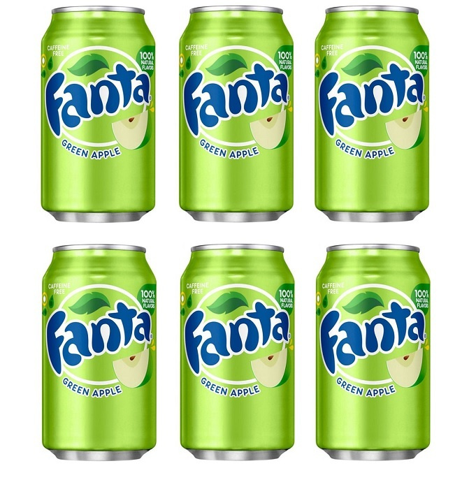 Fanta Wild Green Apple (Фанта) зеленое яблоко 355 мл 6 шт (США ...