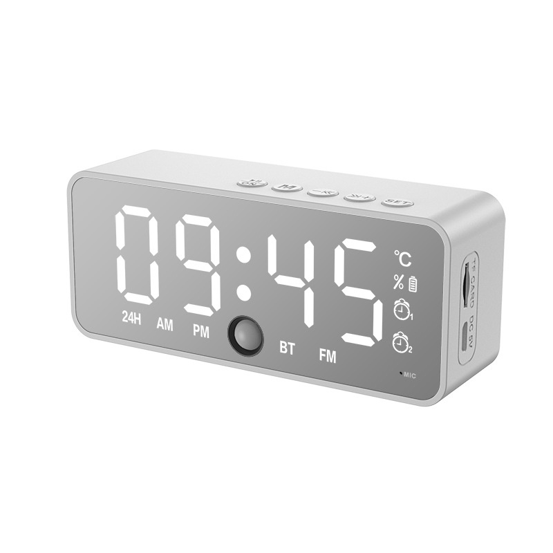 bedside clock bluetooth speaker