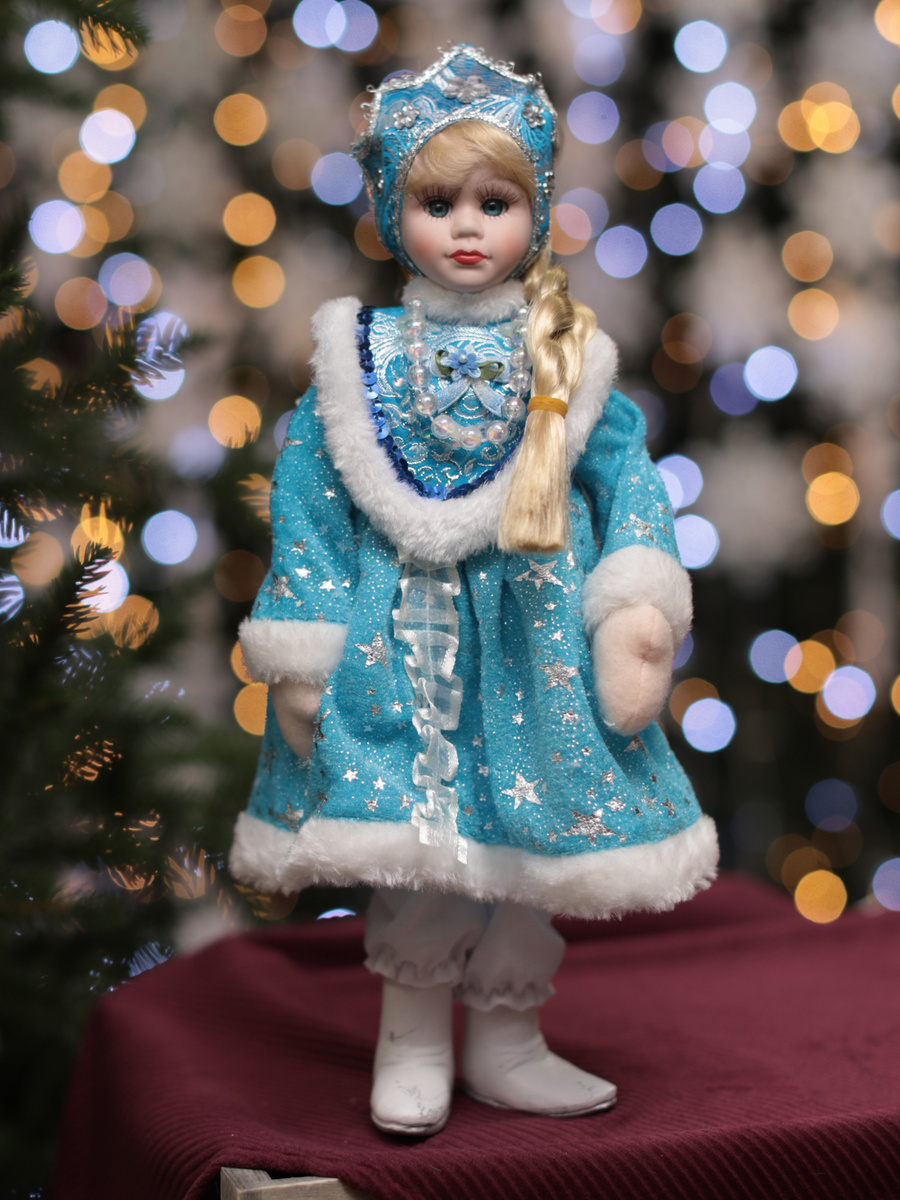Новогодняя Фигурка Снегурочка Новогодняя Фигурка Снегурочка