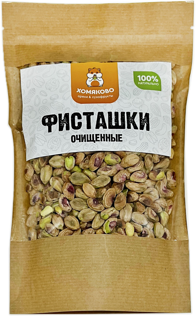 Фисташки очищенные без соли "Хомяково", 500 гр — купить в интернет ...