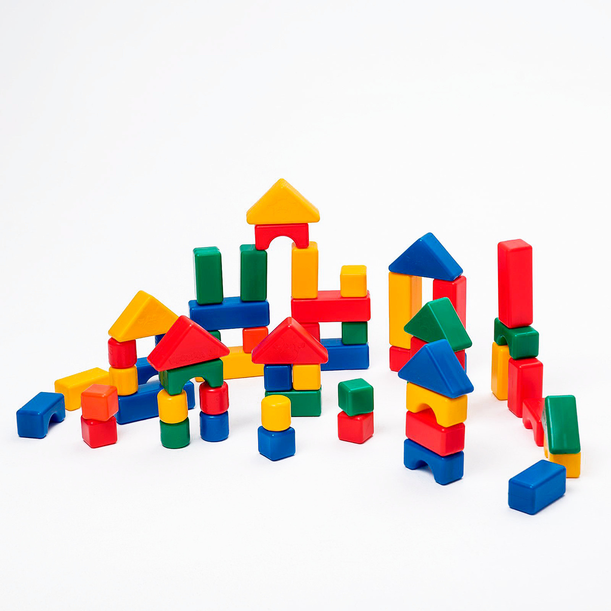 Кубики детские Соломон, строительный набор, 60 элементов  #1