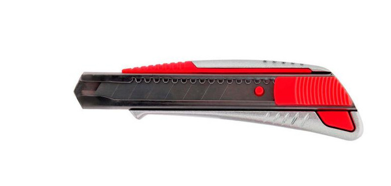 Нож сегментированный Vira Auto lock металлический, 18 мм —  в .