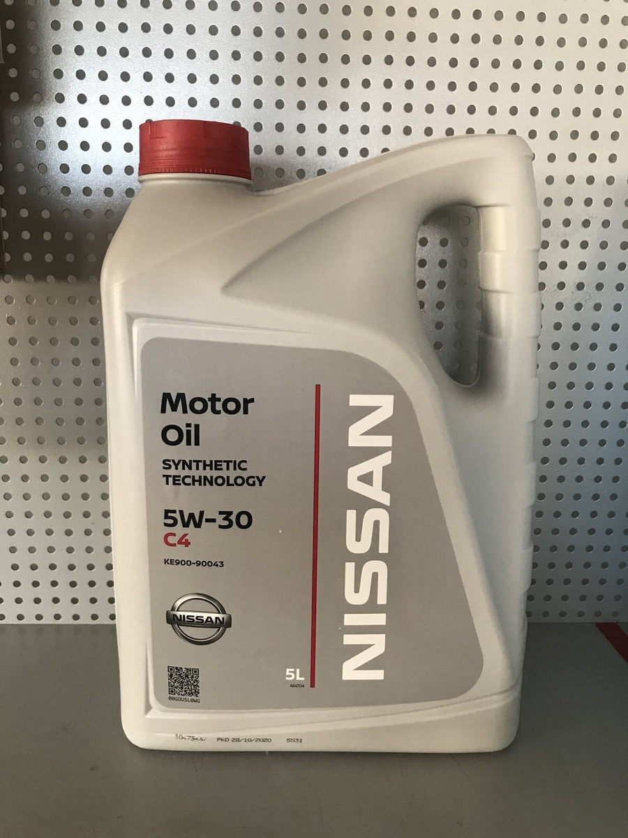 Моторное масло NISSAN 5W-30 Синтетическое 5 л - купить в интернет ...