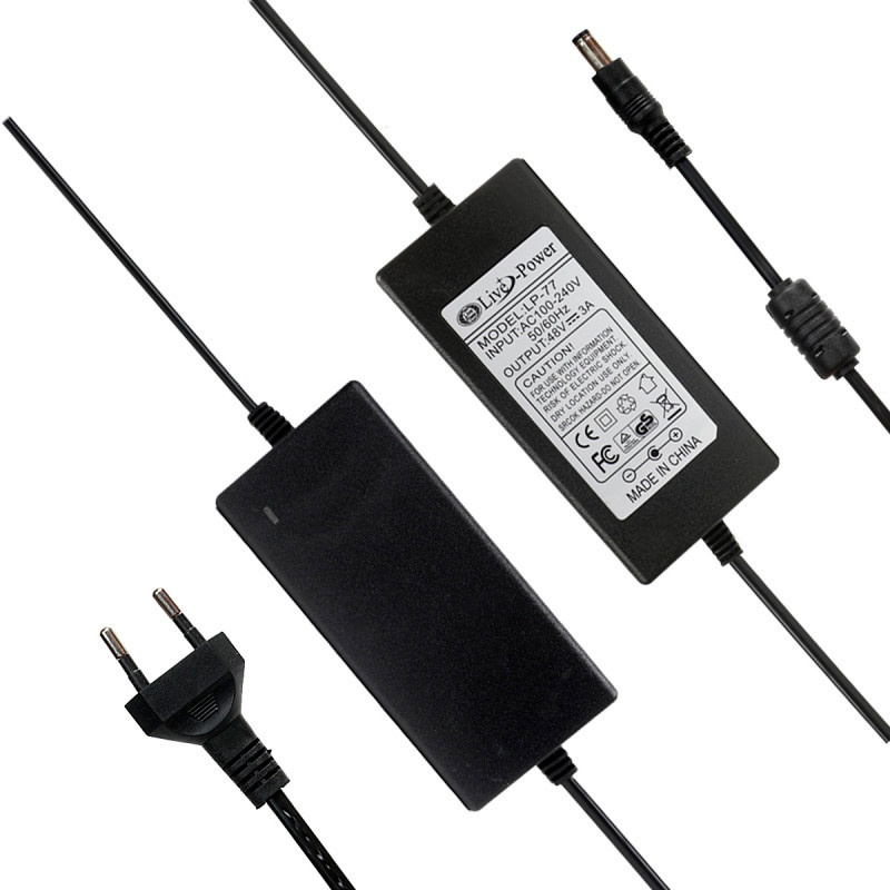 Блок питания Live-Power 48В, 3A LP77, штекер 5.5мм*2,5 мм, адаптер ...