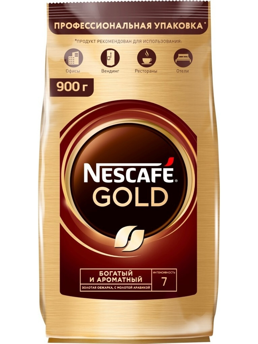 Nescafe Gold кофе растворимый, 900 г — купить в интернет-магазине OZON ...